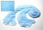 Light Blue Silky Knit Scarf
